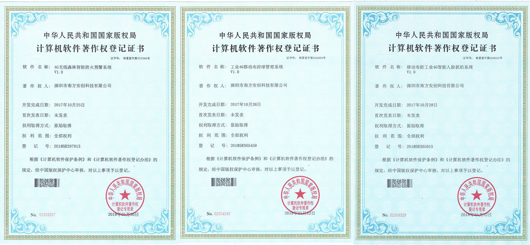 登记证书组合