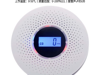复合型烟雾一氧化碳报警器跨境多功能CO气体与烟雾探测器外贸批发图3