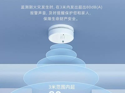 海曼烟雾报警器家用火灾探测器商用烟感应报警器3C消防专用烟感器图4