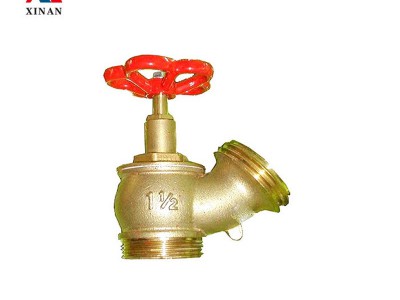 防火栓卷盘配件 阀锻压黄铜1.5转1寸带接头阀消火栓 厂家供应图2