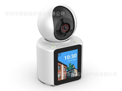 工厂直销跨境爆款智能监控器双向视频摄像头屏幕高清夜视远程通话