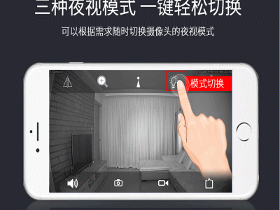 360无线全景红外监控摄像头一体机WiFi网络摄像机VR鱼眼夜视图5