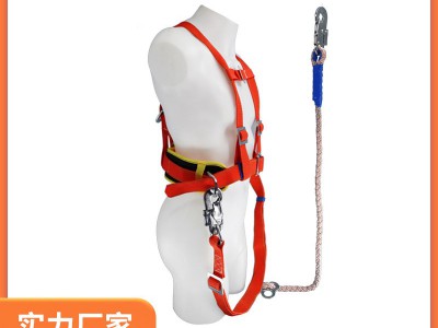 安惠双保险双背安全带电工高空作业围杆带护腰安全绳三点式安全带图2