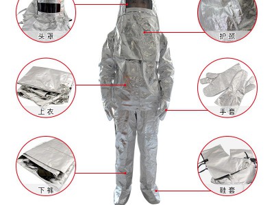 消防隔热服 铝箔防火防烫服 隔热服防高温 500℃ 1000℃隔热服图4