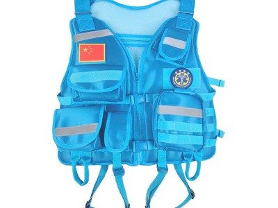 蓝天救援装备消防救援水域抢险救生衣马甲大浮力背心蓝天救援队服图5