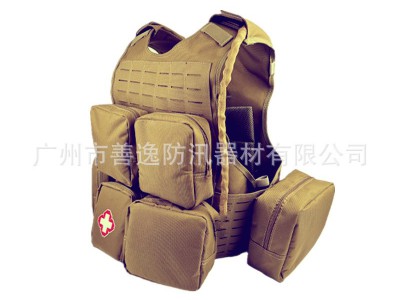 森林灭火防护背心阻燃马甲户外战术多功能战术消防背心单兵携行包图2