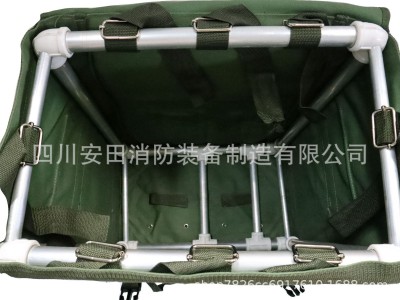 森林消防水带背包 防水牛津布铝合金框架背包防水耐磨双线加固图4