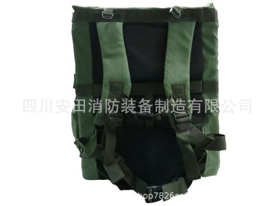 森林消防水带背包 防水牛津布铝合金框架背包防水耐磨双线加固图5