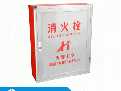 百安消防栓箱 800型铝金室外消防箱 红色室内650*450消防栓箱批发图2