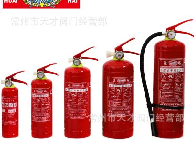 淮海干粉手提式灭火器 车载灭火器 磷酸铵干粉 ABC干粉灭火器图2