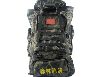 迷彩户外双肩背包登山包森林消防救援包大容量水带背包救援装备包图4