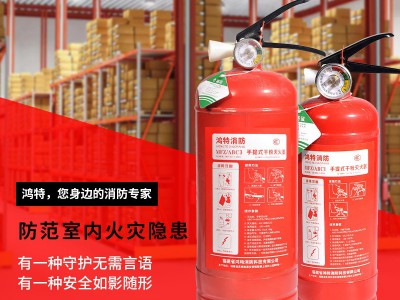 车载家用手提干粉灭火器国标消防器材商用工厂推车式干粉 灭火器图3