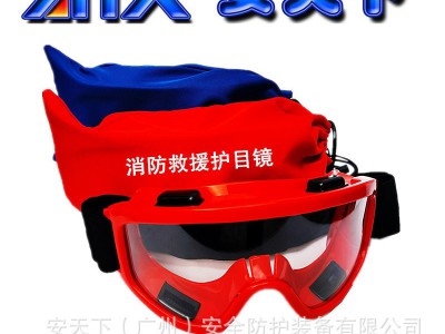 安天下森林消防救援护目镜透气隔热防护眼罩带检测报告抗冲击眼镜图2