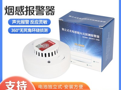 家用烟感报警器消防火灾烟感探测器 商用国标烟雾感应火警报警器图2