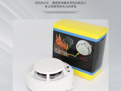 跨境无线烟感报警器 警声响亮警火灾紧急报警器烟雾感应检测器图4