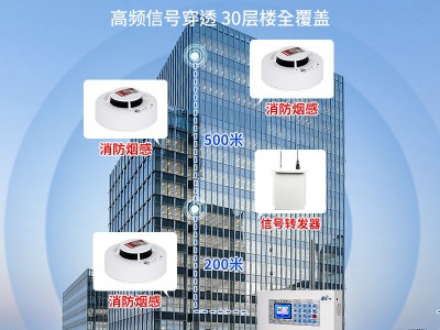 消防火灾警铃无线烟感一键紧急按钮报警装置消防电铃声光报警器图4
