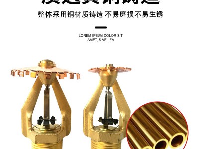 早期抑制快速响应喷头ESFR大流量消防喷头上下喷特殊应用洒水喷头图3