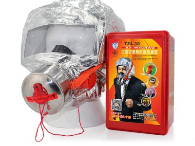 防毒消防防火防烟3C面具酒店家用火灾逃生面罩自救呼吸器