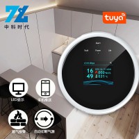 厂家跨境热供涂鸦智能wifi燃气探测器433可燃气体家用燃气报警器