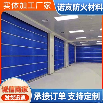 厂家防火卷帘门无机布防火卷帘门自动商场车库卷闸门电动固定式图3