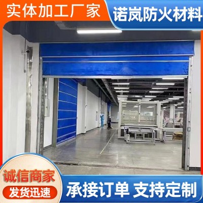 厂家防火卷帘门无机布防火卷帘门自动商场车库卷闸门电动固定式图4