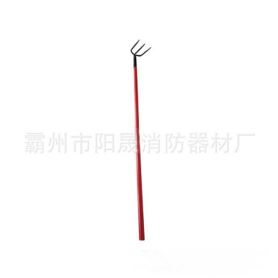 消防应急救援三齿耙长柄式扑火三齿钉耙森林救生杂物清理钩图5