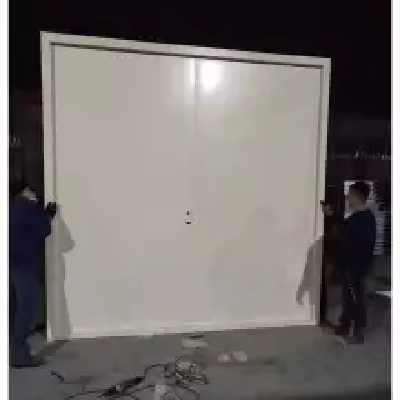 宁夏中卫超大防火门工厂 厂房用超大钢质防火隔热门 种类齐全支持定制河北宏安门业图5