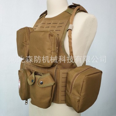 森林扑火战术马甲 携行背心图2