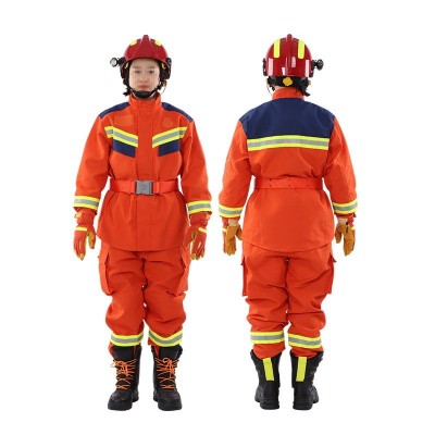 20款消防抢险救援服五件套 微型消防站防护灭火抢险救援消防服图5