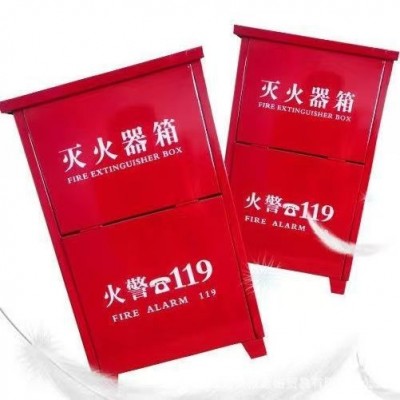 现货3kg4kg8kg灭火器箱子两只装厂家消防商场用店用加 厚生产批发图3