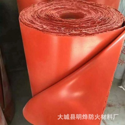 防火布 加厚硅胶布 挡烟垂壁布 硅钛三防阻燃布 硅钛合金布图2