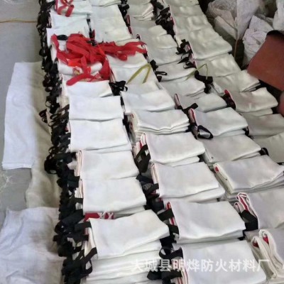 灭火毯防火毯电焊防护毯石棉被 陶瓷纤维卷粘钢结构防护图2