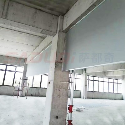 免费寄样挡烟垂壁 防火布电动玻璃硅酸钙板不锈钢质挡烟垂壁图3