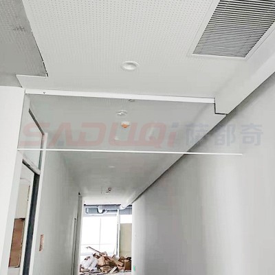 免费寄样挡烟垂壁 防火布电动玻璃硅酸钙板不锈钢质挡烟垂壁图4