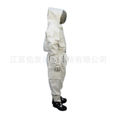 消防员防蜂服全密封防蜂服阻燃防蜂服风扇款防蜂服新国标防蜂服图2