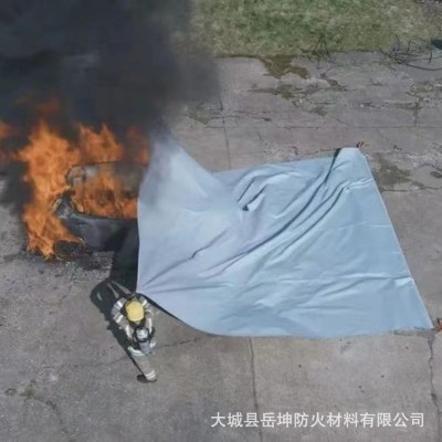 汽车灭火毯3x4m阻燃防火毯 停车场物业电动车消防毯大尺寸灭火毯图2