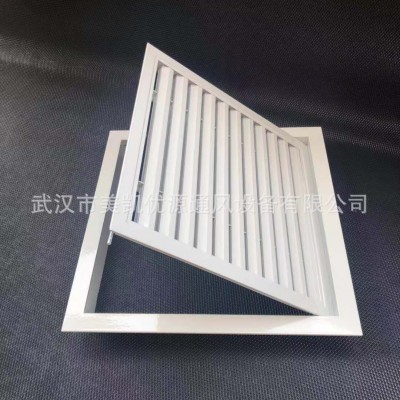铝合金百叶窗空调进风口门饺式风口检修口回风百叶400*600直销图4