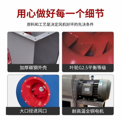 厂家直售4-72A型离心式通风机 普通防爆防腐排烟抽风除尘离心风机图3