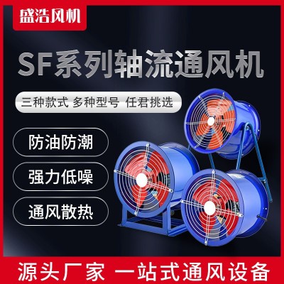 SF轴流风机岗位排风扇工业厨房家用低噪音排烟散热排风扇轴流风机图3