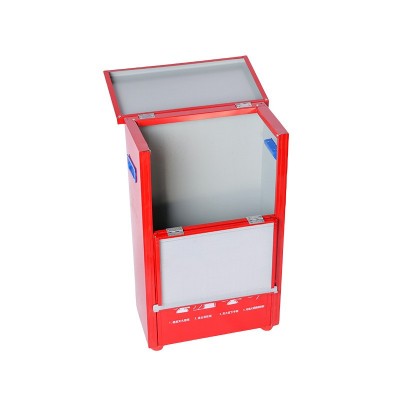 灭火器放置箱 干粉二氧化碳灭火器消防 两具装生产批发图2