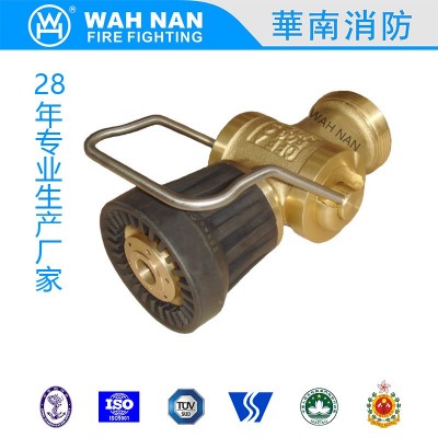 全铜 三段切换可变喷雾水枪 3-Position Fog Fire Hose Nozzle图2