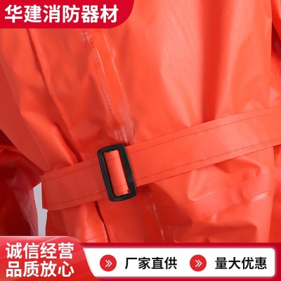 二级化学防护服消防救援轻型防化服连体式化学品特级化学防护服图3