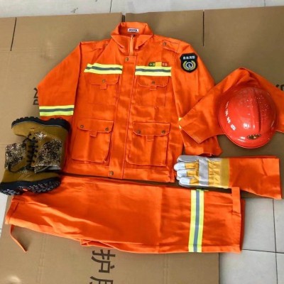 森林消防服草原扑火服全棉阻燃防火服林业应急抢险救援阻燃隔热服图4