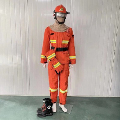 森林消防服草原扑火服全棉阻燃防火服林业应急抢险救援阻燃隔热服图3