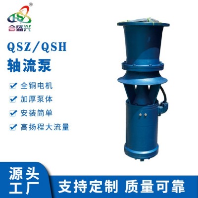 厂家定制贴牌 QSZ/QSH轴流泵混流泵潜水店铺暴雨排涝排水泵批发图3
