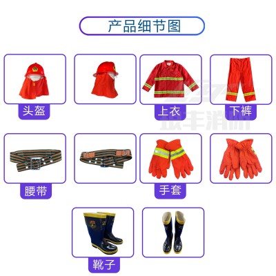 97式作训服五件套防火耐高温阻燃战斗服防静电森林防护器材可供应图4