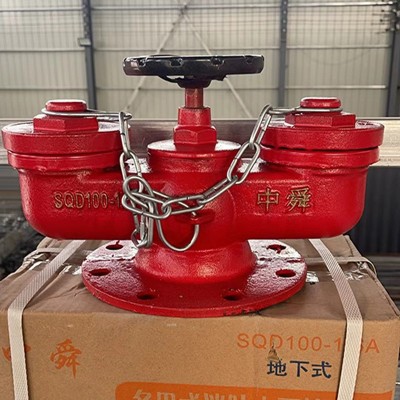 消防水泵接合器水泵接合器球墨铸铁地上地下式多功能水泵结合器图4