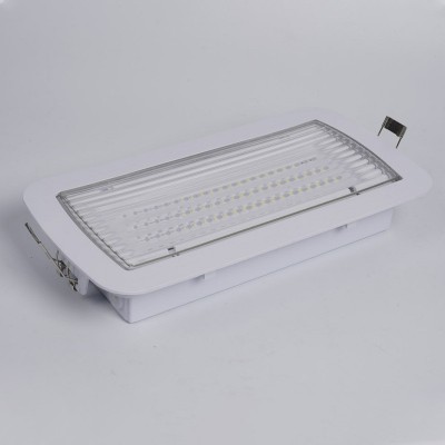 跨境热销62pcsLED3-8W小尺寸壁挂嵌入式应急灯IP65防水应急照明灯图2