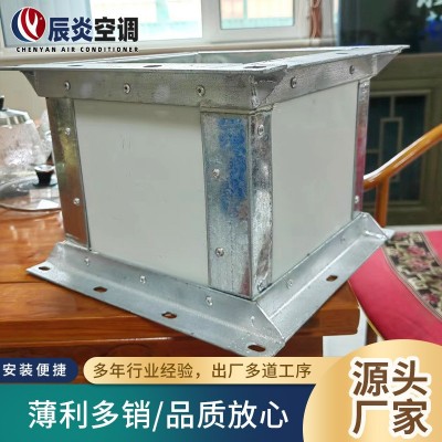 防火风管工业一体化阻燃高晶复合风管通风管道 钢面镁质防火风管图3