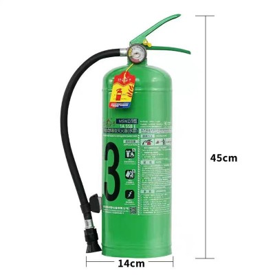不锈钢手提式水基灭火器985m l3L6L家用车载卧室办公室酒店商场用